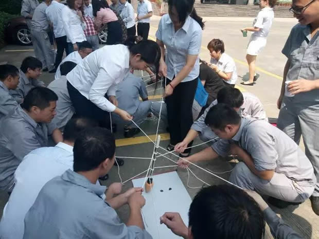 上海滬工閥門廠凝心聚力激揚青春素質拓展活動(圖8)