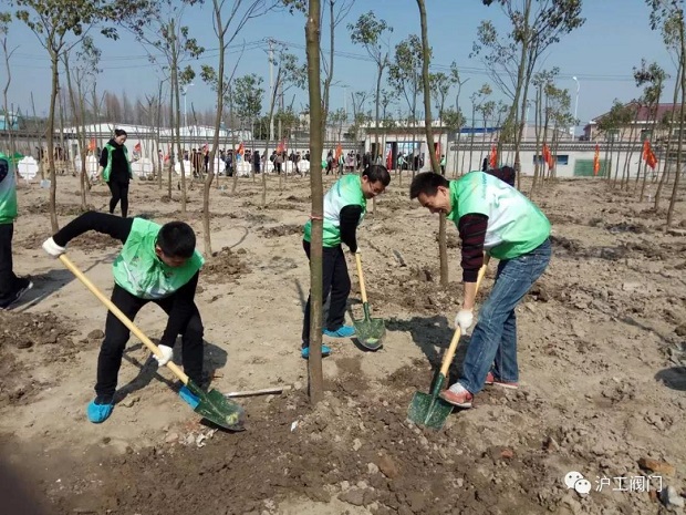 2018年上海滬工閥門廠3.12植樹節(jié)活動(圖3)